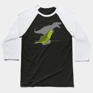 T-rex Yellow Crowned Amazon Panama Parrot Baseball T-Shirt